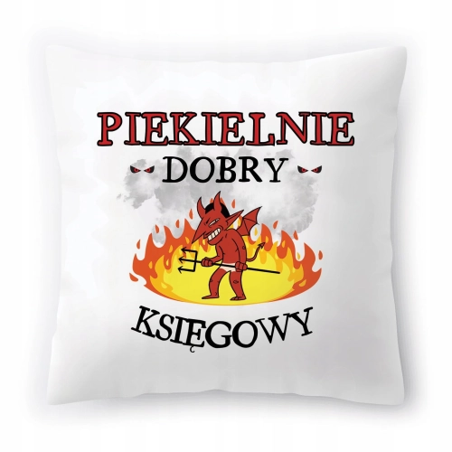 Poduszka Dla Księgowego na Urodziny Prezent z Nadrukiem ze Zdjęciem