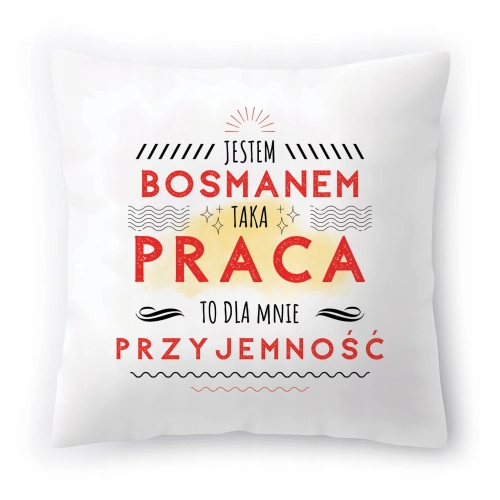 Poduszka Dla Bosmana na Urodziny Imieniny Prezent z Nadrukiem ze Zdjęciem