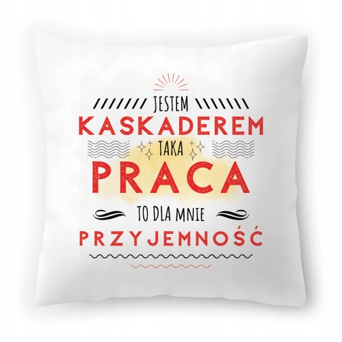 Poduszka Dla Kaskadera na Urodziny Prezent z Nadrukiem ze Zdjęciem