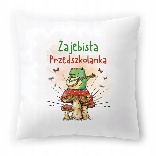 Poduszka Dla Przedszkolanki na Urodziny Prezent z Nadrukiem ze Zdjęciem