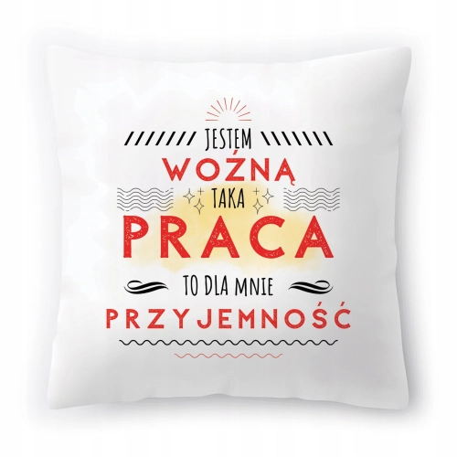 Poduszka Dla Woźnej na Urodziny Imieniny Prezent z Nadrukiem ze Zdjęciem