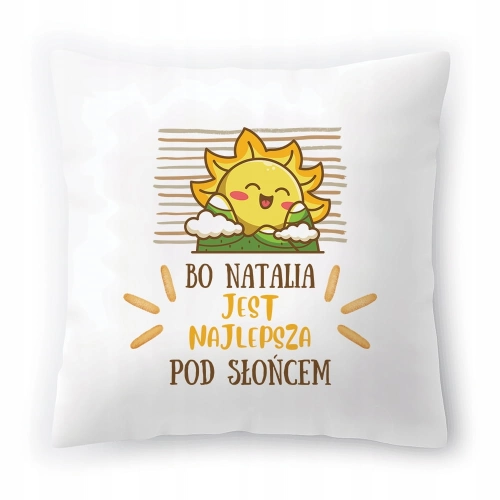 Poduszka Dla Natalii na Urodziny Imieniny Prezent z Nadrukiem ze Zdjęciem