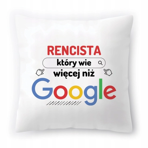 Poduszka Dla Rencisty na Urodziny Imieniny Prezent z Nadrukiem ze Zdjęciem
