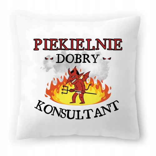 Poduszka Dla Konsultanta na Urodziny Prezent z Nadrukiem ze Zdjęciem
