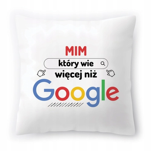 Poduszka Dla Mima na Urodziny Imieniny na Prezent z Nadrukiem ze Zdjęciem