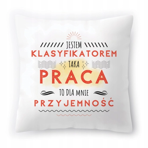 Poduszka Dla Klasyfikatora Prezent na Urodziny z Nadrukiem ze Zdjęciem