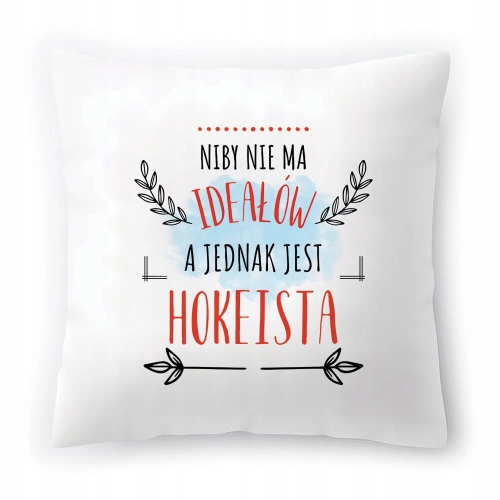 Poduszka Dla Hokeisty na Urodziny na Prezent z Nadrukiem ze Zdjęciem