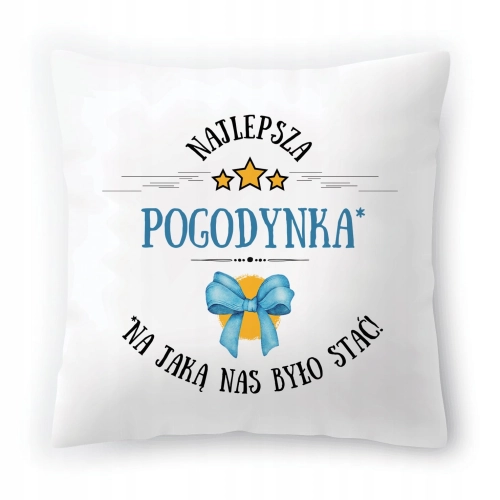 Poduszka Dla Pogodynki na Urodziny Prezent z Nadrukiem ze Zdjęciem