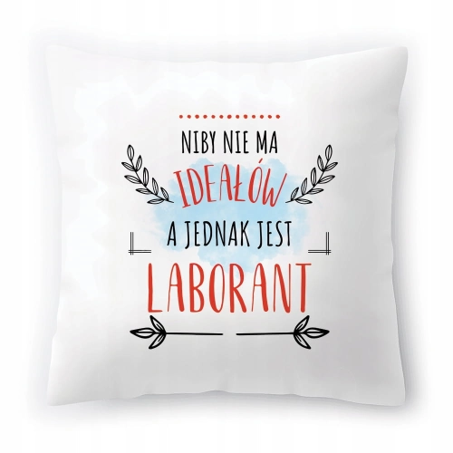 Poduszka Dla Laboranta na Urodziny na Prezent z Nadrukiem ze Zdjęciem