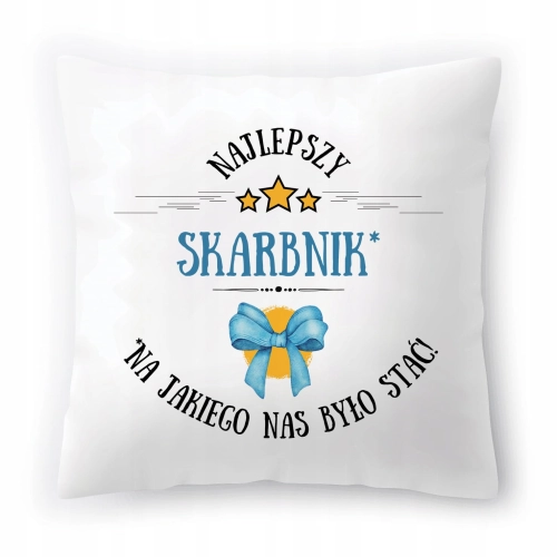 Poduszka Dla Skarbnika na Urodziny Prezent z Nadrukiem ze Zdjęciem