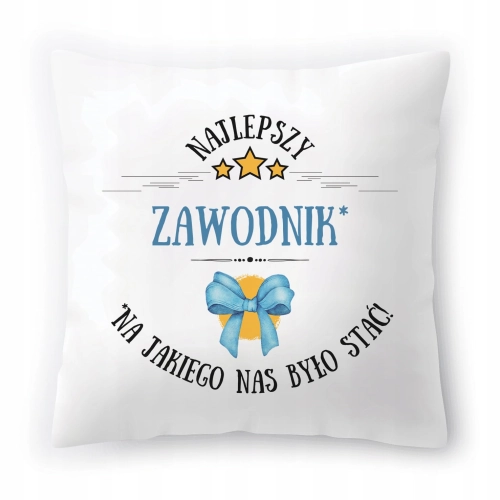 Poduszka Dla Zawodnika Idealny Prezent na Urodziny z Nadrukiem ze Zdjęciem