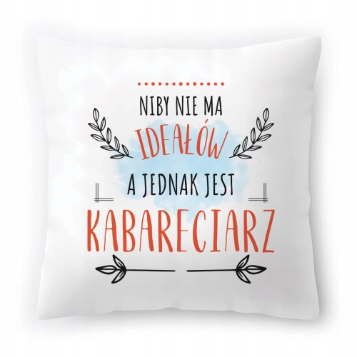 Poduszka Dla Kabareciarza na Urodziny Prezent z Nadrukiem ze Zdjęciem
