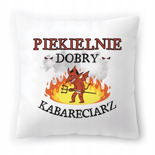 Poduszka Dla Kabareciarza na Urodziny Prezent z Nadrukiem ze Zdjęciem