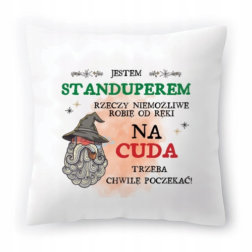 Poduszka Dla Standupera na Urodziny na Prezent z Nadrukiem ze Zdjęciem