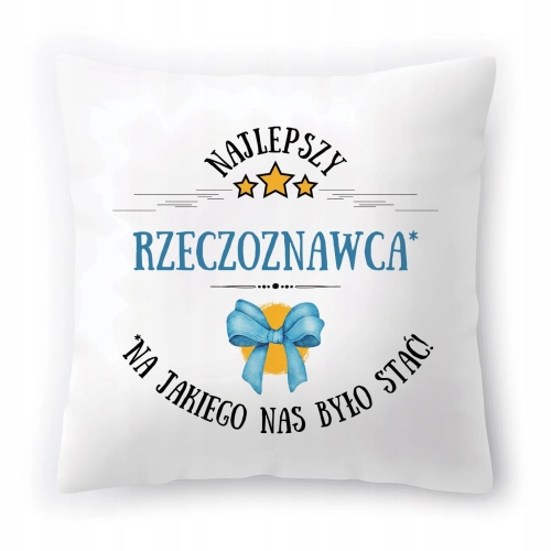 Poduszka Dla Rzeczoznawcy na Urodziny Prezent z Nadrukiem ze Zdjęciem