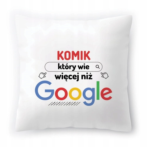 Poduszka Dla Komika na Urodziny na Prezent z Nadrukiem ze Zdjęciem