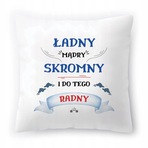Poduszka Dla Radnego na Urodziny na Prezent z Nadrukiem ze Zdjęciem