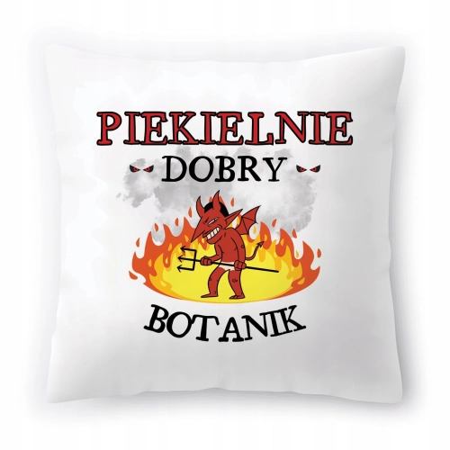 Poduszka Dla Botanika na Urodziny Prezent z Nadrukiem ze Zdjęciem