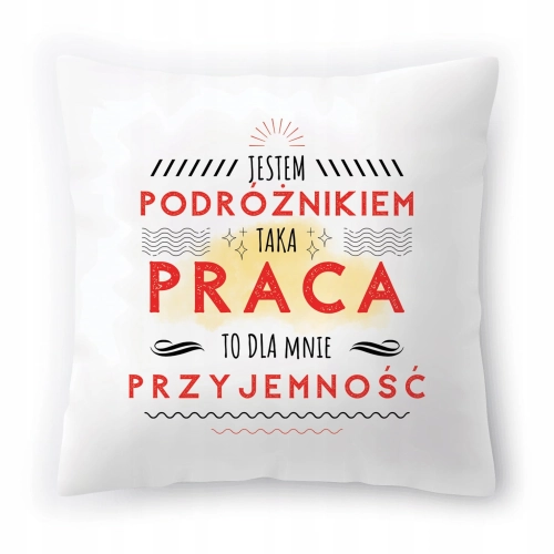 Poduszka Dla Podróżnika na Urodziny Prezent z Nadrukiem ze Zdjęciem