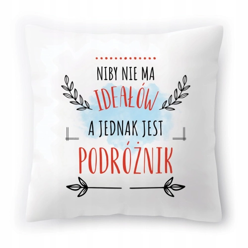 Poduszka Dla Podróżnika na Urodziny Prezent z Nadrukiem ze Zdjęciem