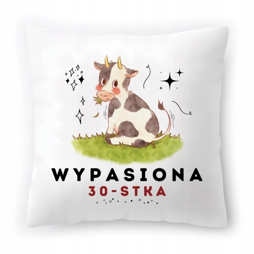 Poduszka na Urodziny 30 30ste 30-ste na Prezent z Nadrukiem ze Zdjęciem