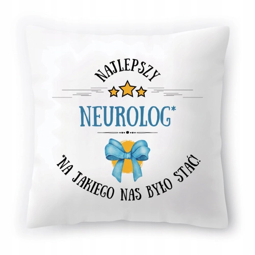 Poduszka Dla Neurologa na Urodziny Prezent z Nadrukiem ze Zdjęciem