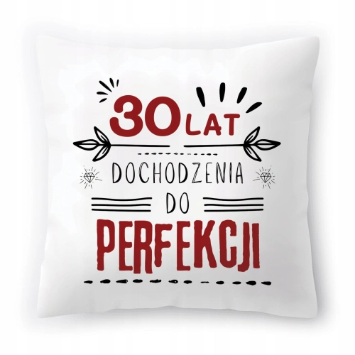 Poduszka na Urodziny 30 30ste 30-ste na Prezent z Nadrukiem ze Zdjęciem