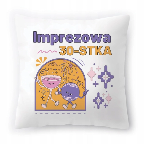 Poduszka na Urodziny 30 30ste 30-ste na Prezent z Nadrukiem ze Zdjęciem