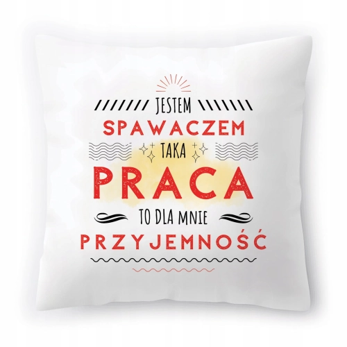 Poduszka Dla Spawacza na Urodziny Prezent z Nadrukiem ze Zdjęciem