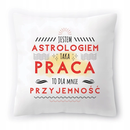Poduszka Dla Astrologa na Urodziny Prezent z Nadrukiem ze Zdjęciem