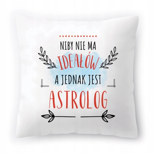 Poduszka Dla Astrologa na Urodziny Prezent z Nadrukiem ze Zdjęciem