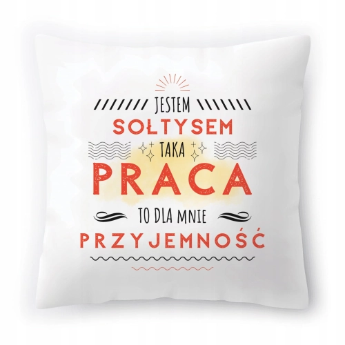 Poduszka Dla Sołtysa Idealny na Urodziny Prezent z Nadrukiem ze Zdjęciem