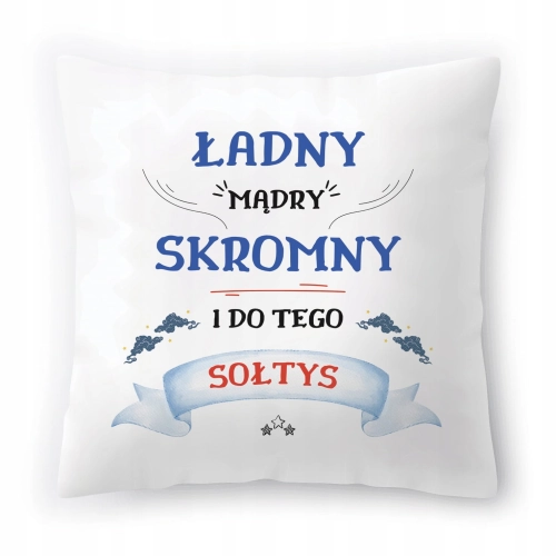 Poduszka Dla Sołtysa Idealny na Urodziny Prezent z Nadrukiem ze Zdjęciem