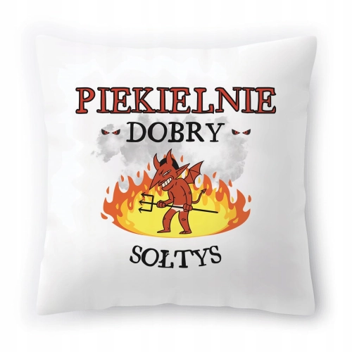 Poduszka Dla Sołtysa Idealny na Urodziny Prezent z Nadrukiem ze Zdjęciem