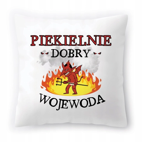 Poduszka Dla Wojewody na Urodziny Prezent z Nadrukiem ze Zdjęciem