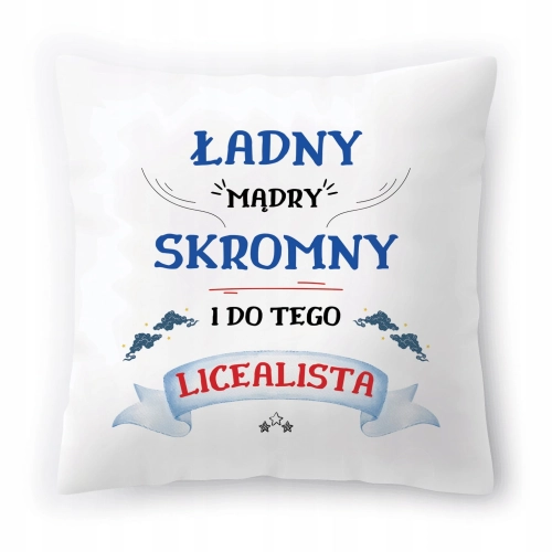 Poduszka Dla Licealisty na Urodziny Prezent z Nadrukiem ze Zdjęciem