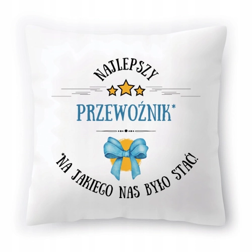 Poduszka Dla Przewoźnika na Urodziny Prezent z Nadrukiem ze Zdjęciem