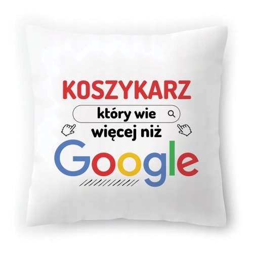 Poduszka Dla Koszykarza na Urodziny Prezent z Nadrukiem ze Zdjęciem