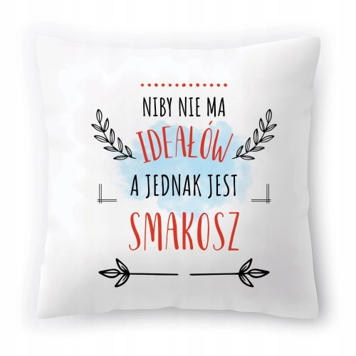 Poduszka Dla Smakosza na Urodziny Prezent z Nadrukiem ze Zdjęciem