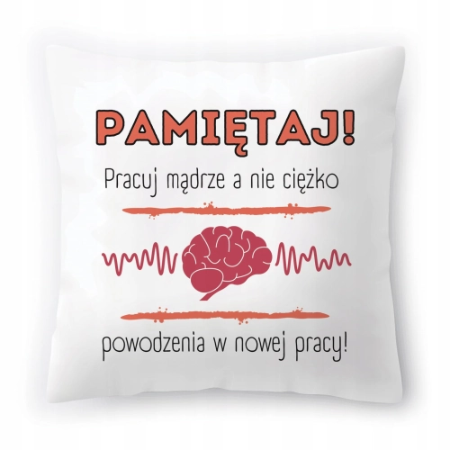 Poduszka Pożegnanie z Pracy Dla Kolegi Koleżanki z Nadrukiem ze Zdjęciem