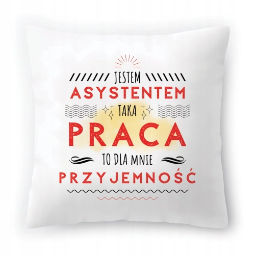 Poduszka Dla Asystenta na Urodziny Prezent z Nadrukiem ze Zdjęciem