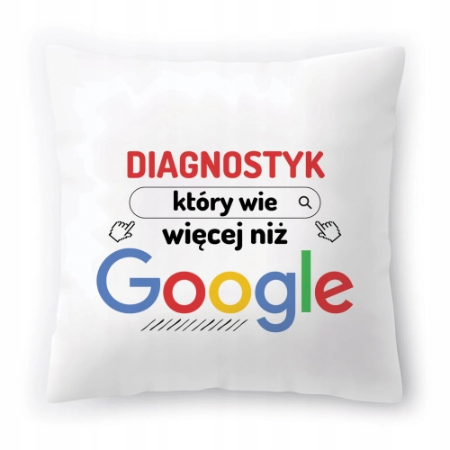 Poduszka Dla Diagnostyka na Urodziny Prezent z Nadrukiem ze Zdjęciem
