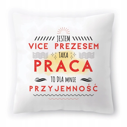 Poduszka Dla Vice Prezesa na Urodziny Prezent z Nadrukiem ze Zdjęciem