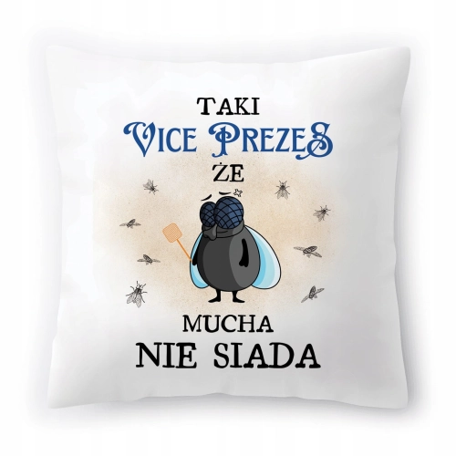 Poduszka Dla Vice Prezesa na Urodziny Prezent z Nadrukiem ze Zdjęciem
