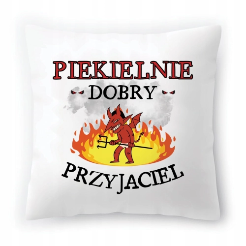 Poduszka Dla Przyjaciela na Urodziny na Prezent z Nadrukiem ze Zdjęciem