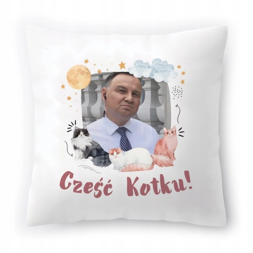 Poduszka Duda Andrzej Duda PiS Prezydent Prezent z Nadrukiem ze Zdjęciem