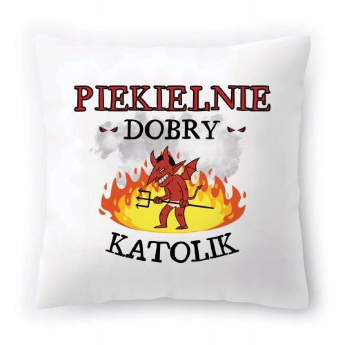 Poduszka Dla Katolika na Urodziny Prezent z Nadrukiem ze Zdjęciem