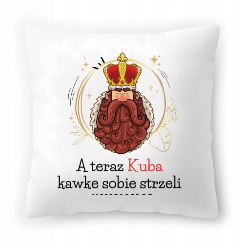 Poduszka Dla Kuby na Urodziny Imieniny na Prezent z Nadrukiem ze Zdjęciem