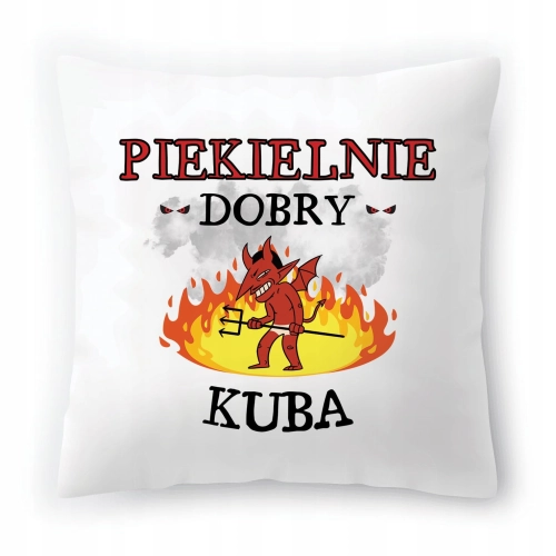 Poduszka Dla Kuby na Urodziny Imieniny na Prezent z Nadrukiem ze Zdjęciem