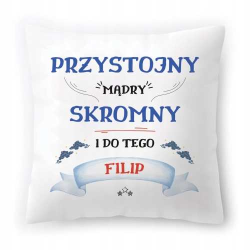Poduszka Dla Filip na Urodziny Imieniny Prezent z Nadrukiem ze Zdjęciem